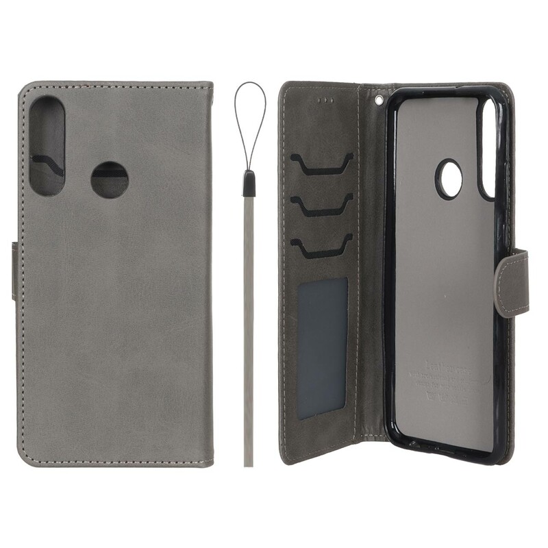 کیف موبایل مگنتی درجه یک داخل خز MNC Plus مدل Huawei Y6P - خاکستری