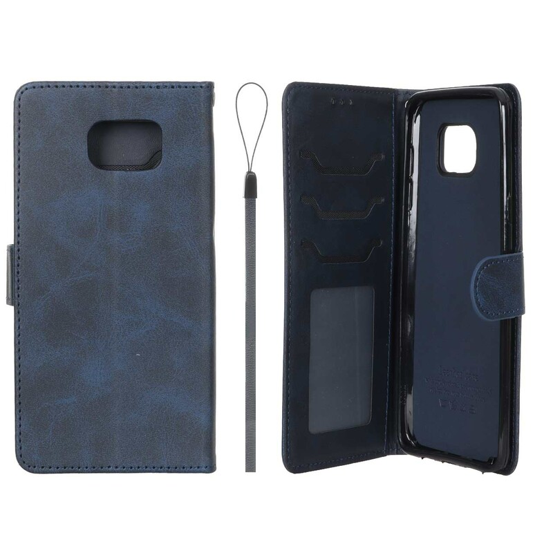 کیف موبایل مگنتی درجه یک داخل خز MNC Plus مدل Samsung Galaxy Note 5 - سرمه ای