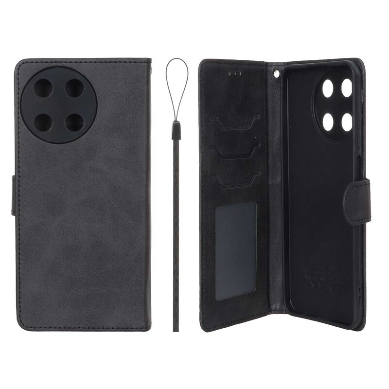 کیف موبایل مگنتی درجه یک داخل خز MNC Plus مدل Realme 11 4G - مشکی