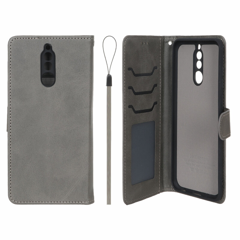کیف موبایل مگنتی درجه یک داخل خز MNC Plus مدل Huawei Mate 10 Lite - خاکستری