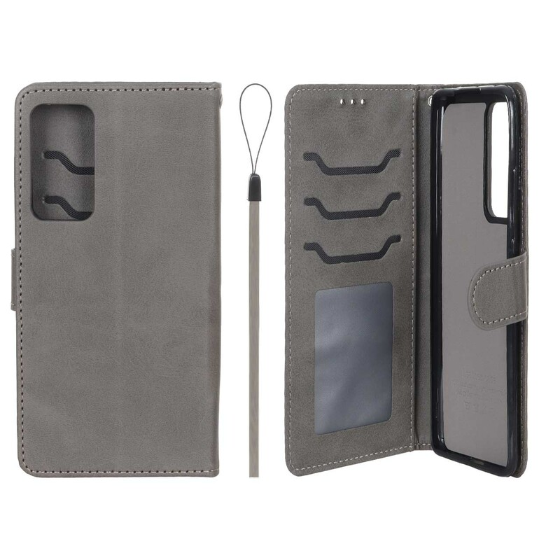 کیف موبایل مگنتی درجه یک داخل خز MNC Plus مدل Xiaomi Mi 12 / Mi 12X - خاکستری