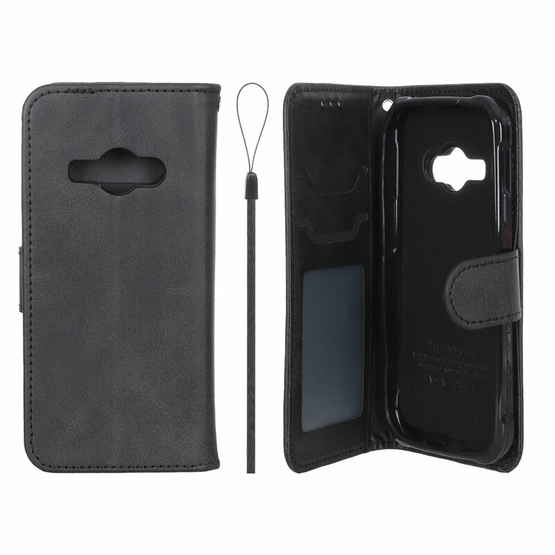 کیف موبایل مگنتی درجه یک داخل خز MNC Plus مدل Samsung Galaxy J1 Ace / J110 - مشکی
