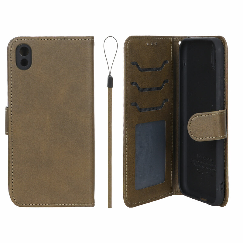 کیف موبایل مگنتی درجه یک داخل خز MNC Plus مدل Huawei Y5 (2019) / Y5 Prime (2019) / Honor 8s - سبز زیتونی