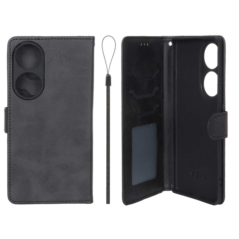 کیف موبایل مگنتی درجه یک داخل خز MNC Plus مدل Honor 70 - مشکی