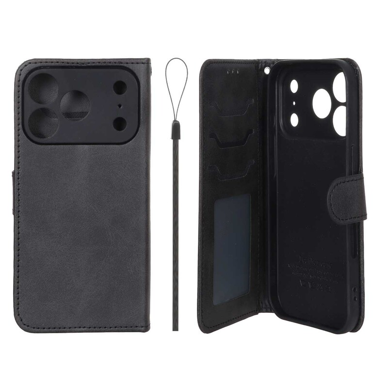 کیف موبایل مگنتی درجه یک داخل خز MNC Plus مدل Apple iPhone 17 Pro - مشکی