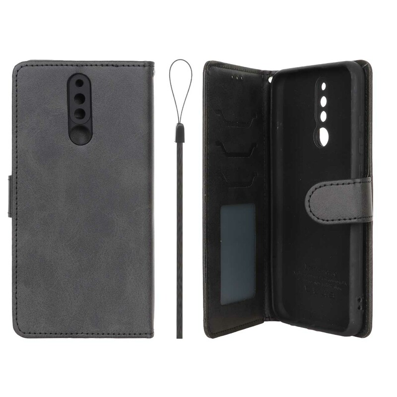کیف موبایل مگنتی درجه یک داخل خز MNC Plus مدل Xiaomi Redmi 8 - مشکی