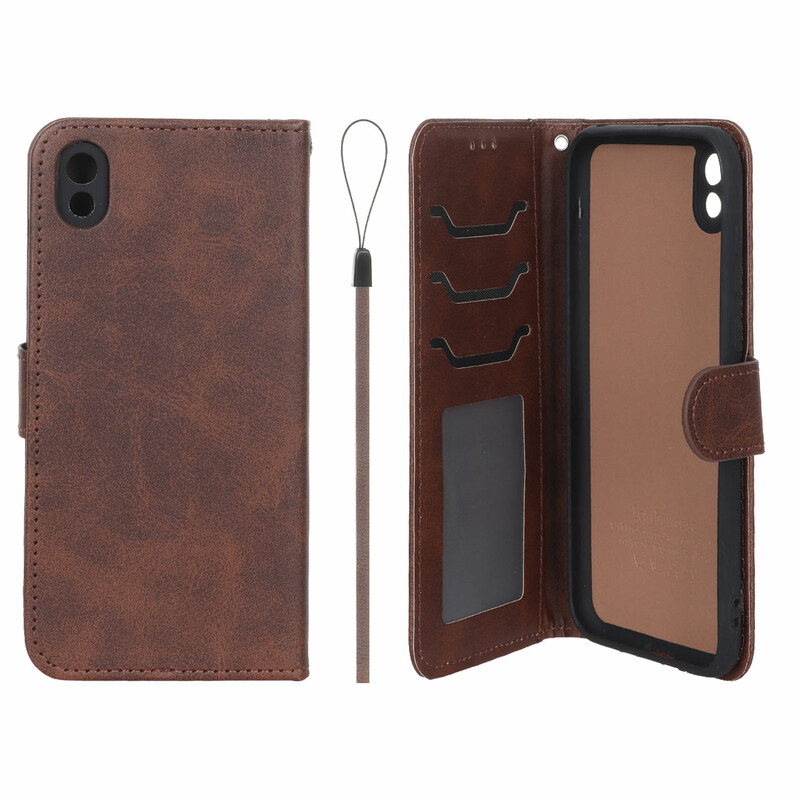 کیف موبایل مگنتی درجه یک داخل خز MNC Plus مدل Huawei Y5 (2019) / Y5 Prime (2019) / Honor 8s - قهوه ای