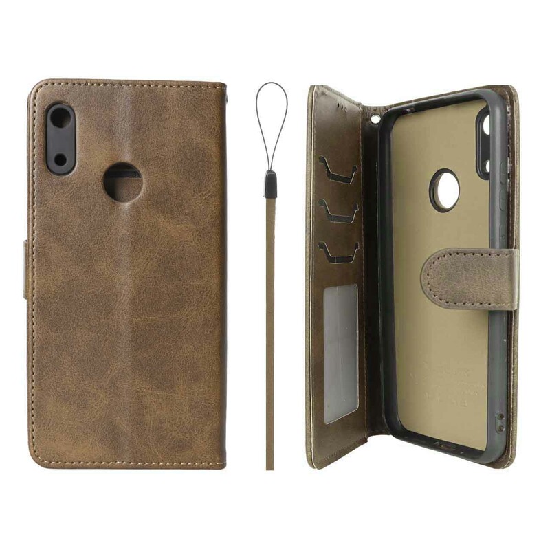 کیف موبایل مگنتی درجه یک داخل خز MNC Plus مدل Huawei Y6 (2019) / Y6 Prime (2019) / Y6s / Honor 8a - سبز زیتونی