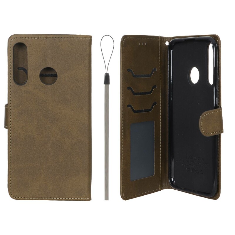کیف موبایل مگنتی درجه یک داخل خز MNC Plus مدل Huawei Y7p - سبز زیتونی