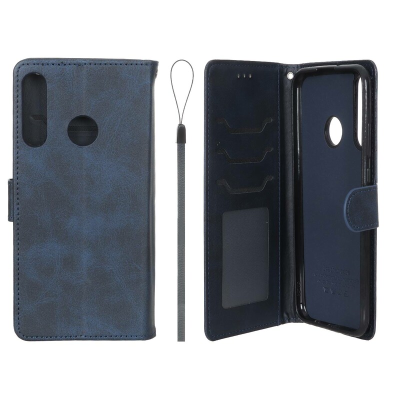 کیف موبایل مگنتی درجه یک داخل خز MNC Plus مدل Huawei Y7p - سرمه ای