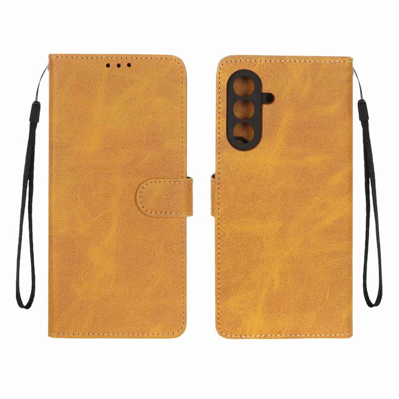کیف موبایل مگنتی درجه یک داخل خز MNC Plus مدل MNC Plus Samsung Galaxy A17 / A26 - عسلی