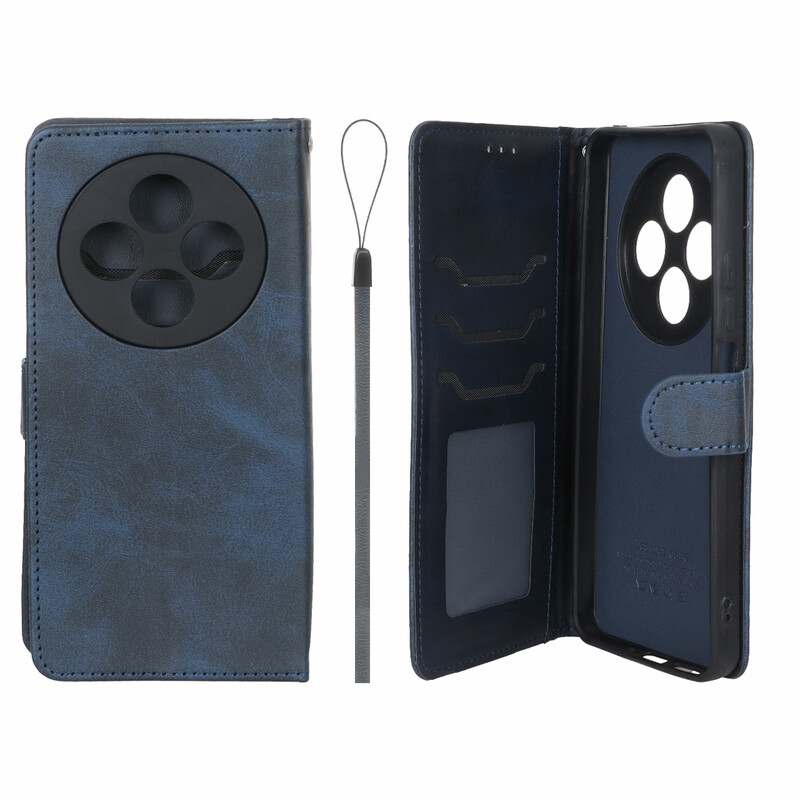 کیف موبایل مگنتی درجه یک داخل خز MNC Plus مدل Xiaomi Redmi 14C / Redmi A4 / Poco C75 - سرمه ای