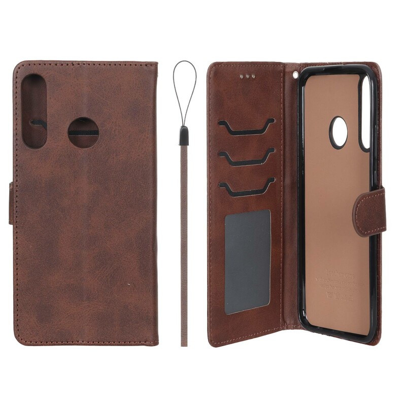 کیف موبایل مگنتی درجه یک داخل خز MNC Plus مدل Huawei Y7p - قهوه ای