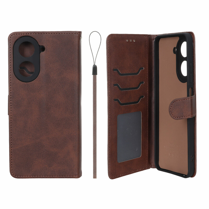 کیف موبایل مگنتی درجه یک داخل خز MNC Plus مدل Xiaomi Redmi A5 / Poco C71 - قهوه ای