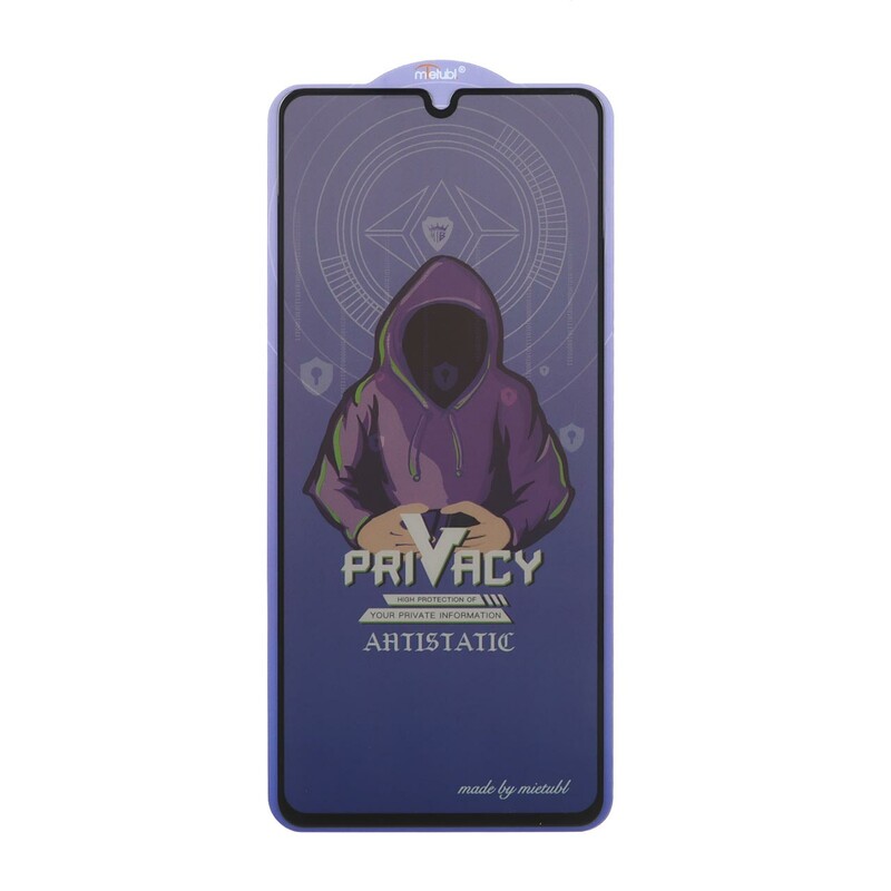 محافظ صفحه نمایش شیشه ای Full Cover Mietubl Anti Static Privacy مدل NTC - Samsung Galaxy A31 / A32 4G / A33 5G / A22 4G / F22 4G / M22 / M32 4G