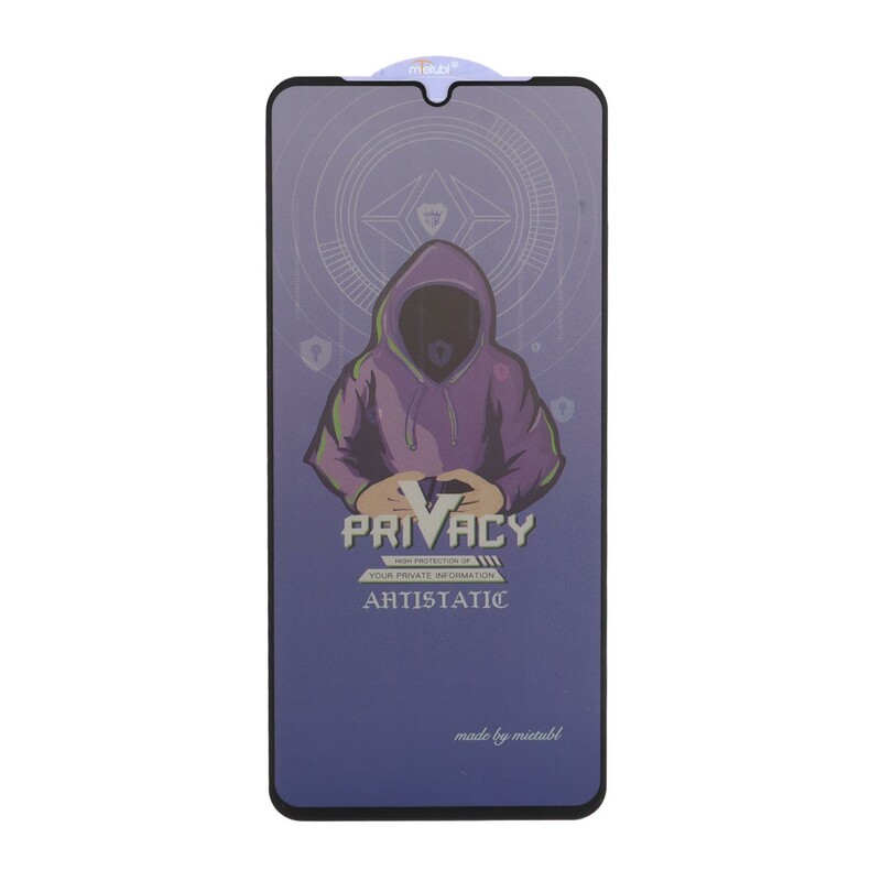 محافظ صفحه نمایش شیشه ای Full Cover Mietubl Anti Static Privacy مدل NTC - Xiaomi Redmi 14C / Poco C75 / Poco C71 / Redmi A5 / Redmi A3 Pro / Redmi A4