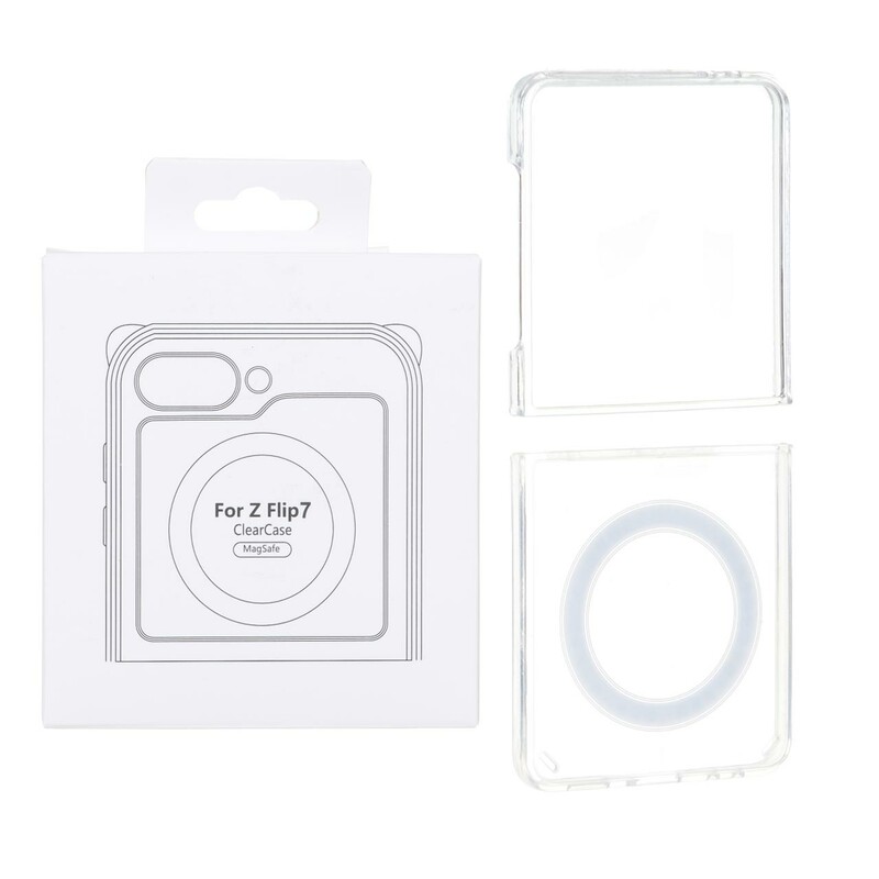 قاب شفاف Samsung Galaxy Z Flip 7 با قابلیت شارژ MagSafe (پک دار) - MPS