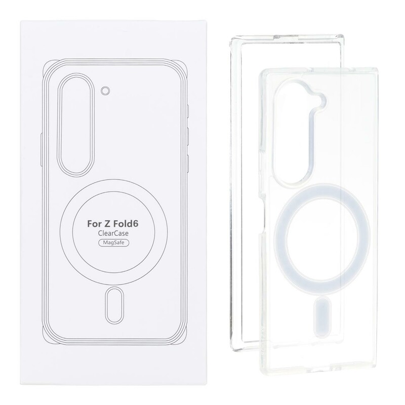 قاب شفاف Samsung Galaxy Z Fold 6 با قابلیت شارژ MagSafe (پک دار) - MPS