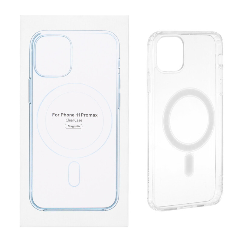 قاب شفاف Apple iPhone 11 Pro Max با قابلیت شارژ MagSafe (پک دار) - MPS