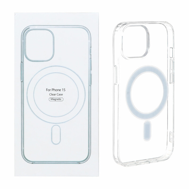 قاب شفاف Apple iPhone 15 / iPhone 14 / iPhone 13 با قابلیت شارژ MagSafe (پک دار)