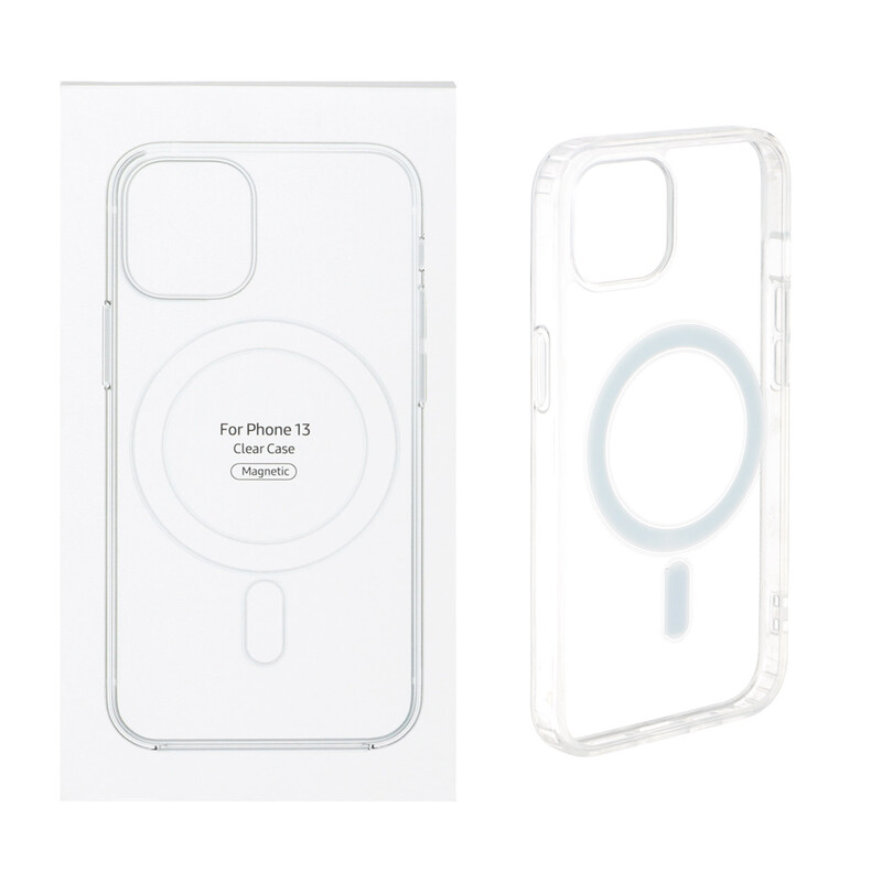 قاب شفاف Apple iPhone 13 / iPhone 14 با قابلیت شارژ MagSafe  (پک دار)