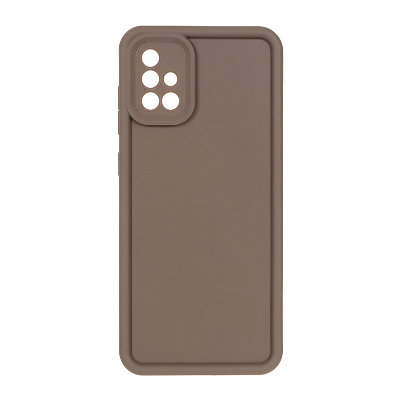 قاب Solid Case مدل Samsung Galaxy A71 - قهوه ای