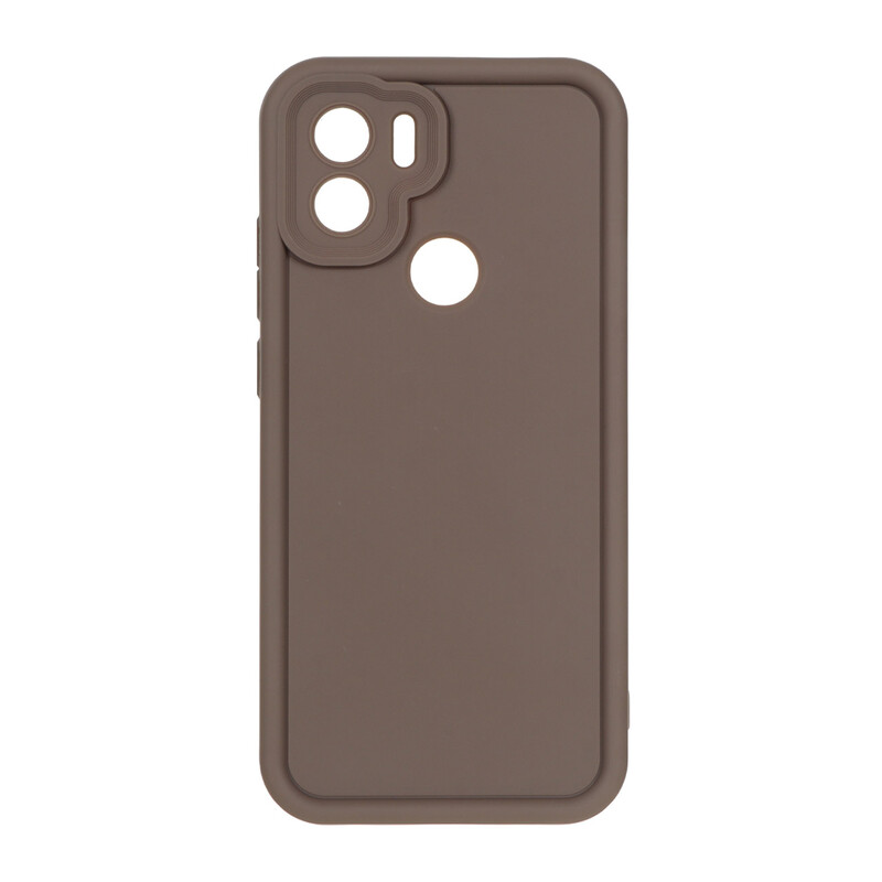 قاب Solid Case مدل Xiaomi Redmi A1 Plus / Redmi A2 Plus - قهوه ای