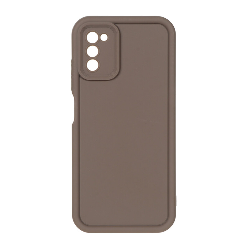 قاب Solid Case مدل Samsung Galaxy A03s / A02s - قهوه ای
