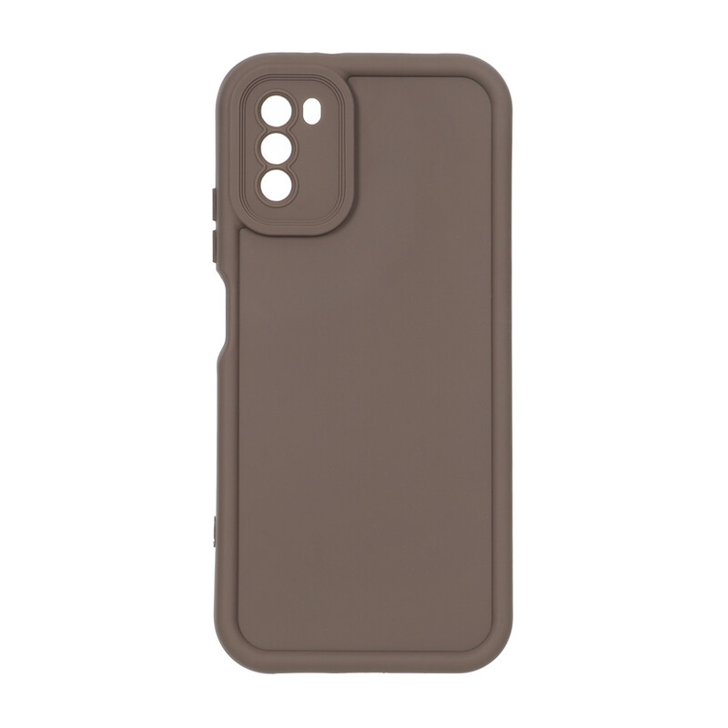 قاب Solid Case مدل Xiaomi Poco M3 - قهوه ای
