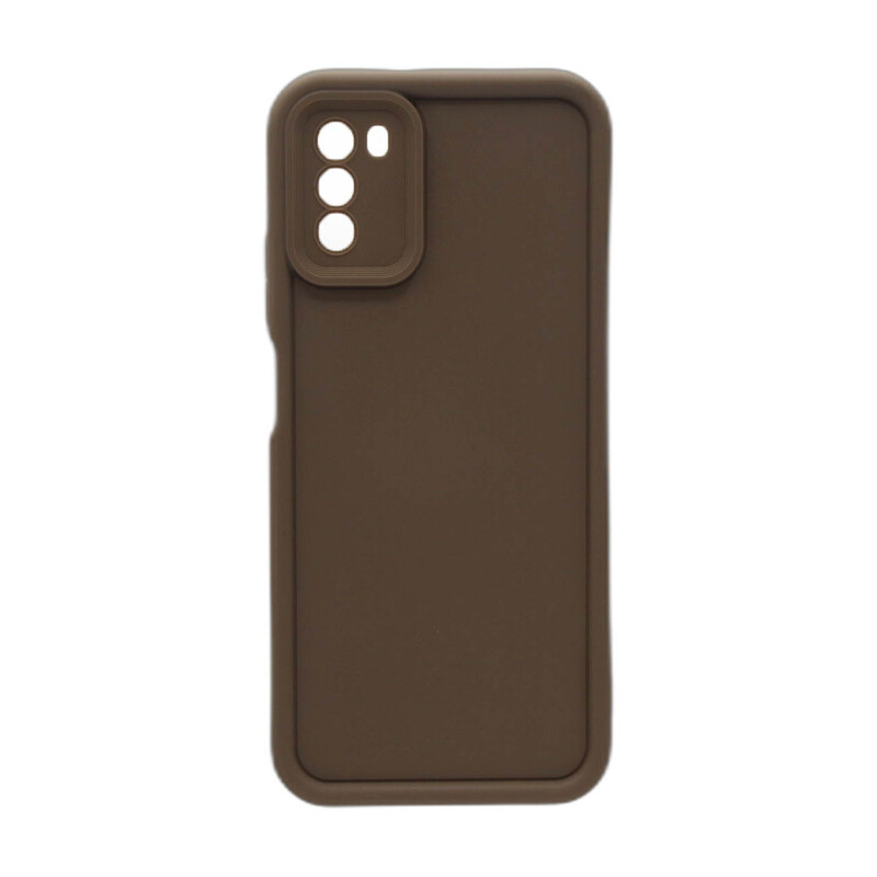 قاب Solid Case مدل Xiaomi Poco M3 / Redmi 9T 4G - قهوه ای