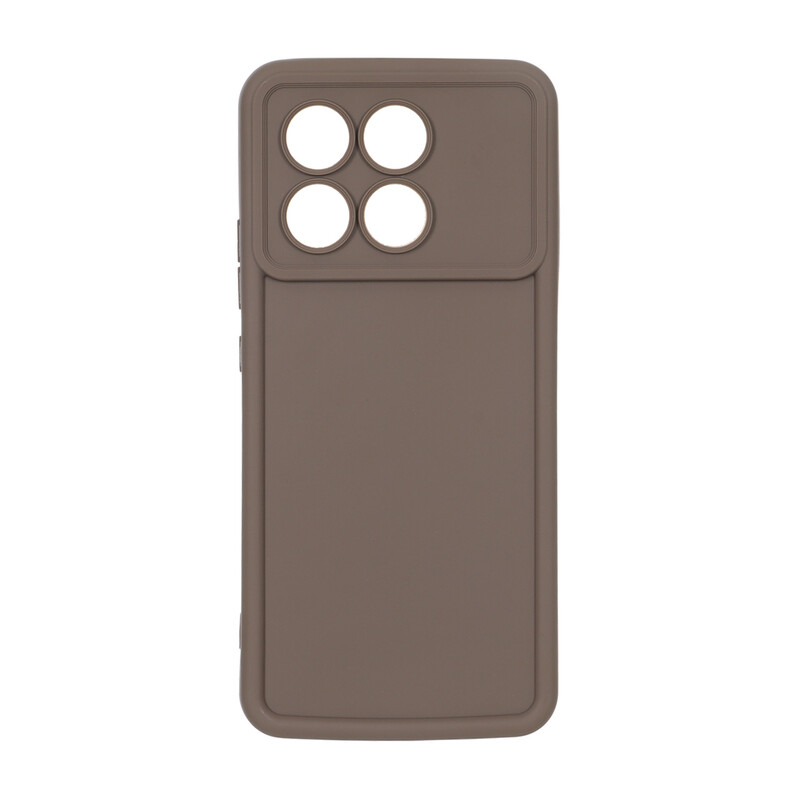قاب Solid Case مدل Xiaomi Poco X6 Pro 5G / Redmi K70E - قهوه ای