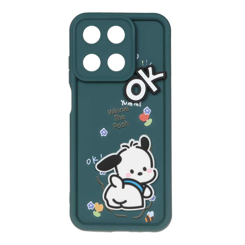 قاب Solid Case عروسکی برجسته Realme 11 4G - سبز تیره کد 1