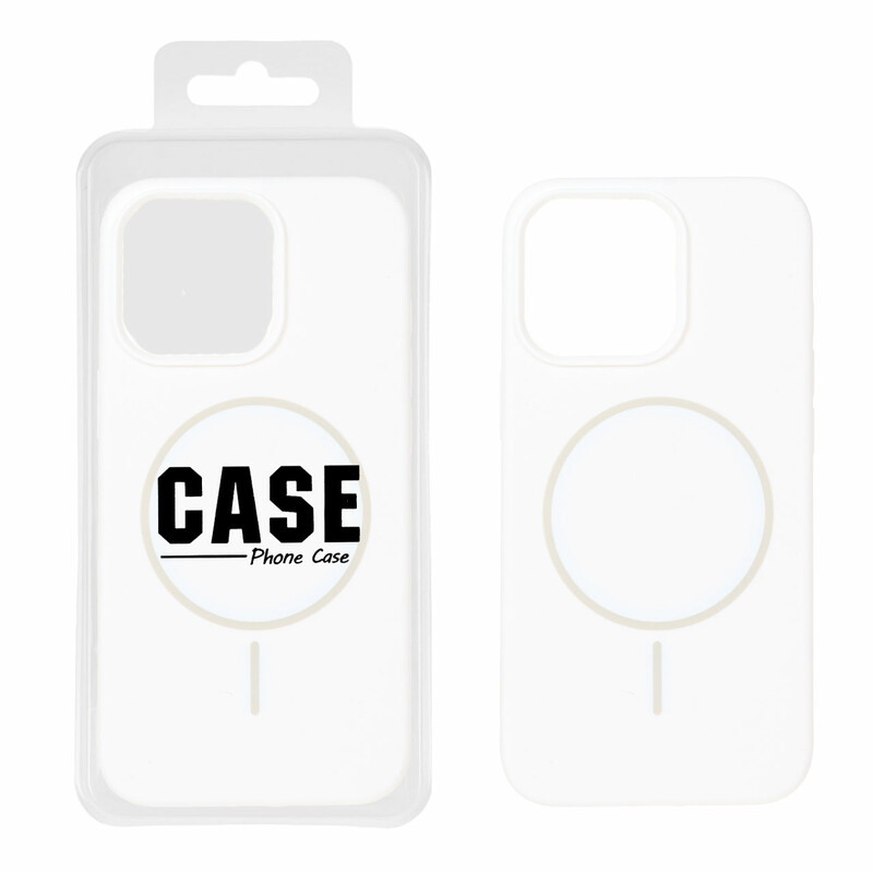 قاب سیلیکونی پاک کنی اورجینال درجه یک MagSafe مدل Apple iPhone 13 Pro - سفید (پک دار)