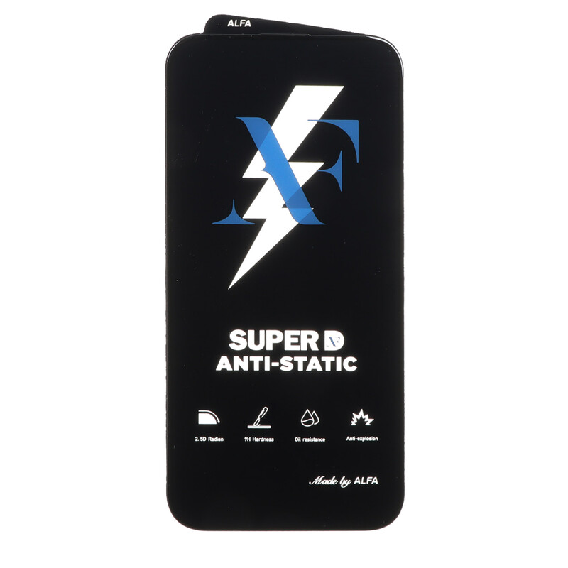 محافظ صفحه نمایش شیشه ای Super D Anti Static ALFA مدل Apple iPhone 16 Pro Max (بدون پک)