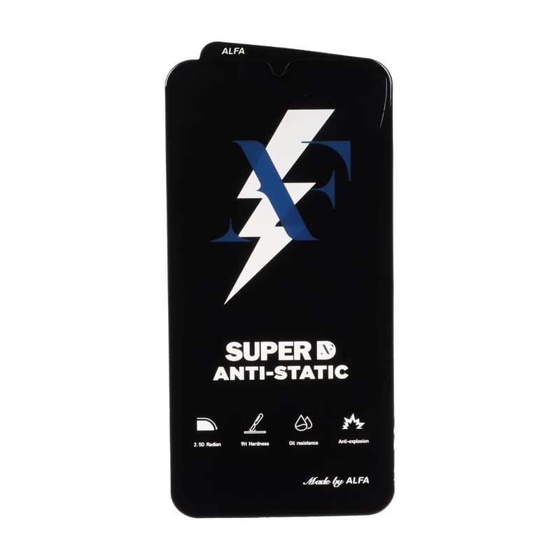 محافظ صفحه نمایش شیشه ای Super D Anti Static ALFA مدل Samsung Galaxy A34 (بدون پک)