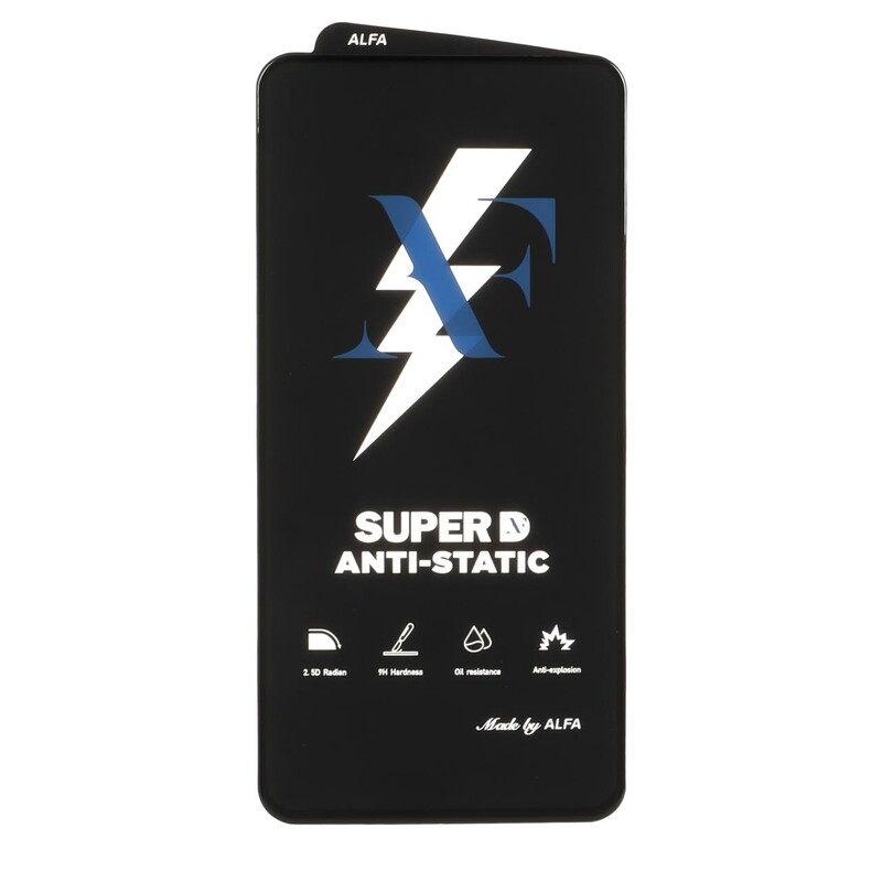 محافظ صفحه نمایش شیشه ای Super D Anti Static ALFA مدل Samsung Galaxy S21 FE / Xiaomi Mi 9T / Mi 9T Pro / Redmi K20 / Redmi K20 Pro