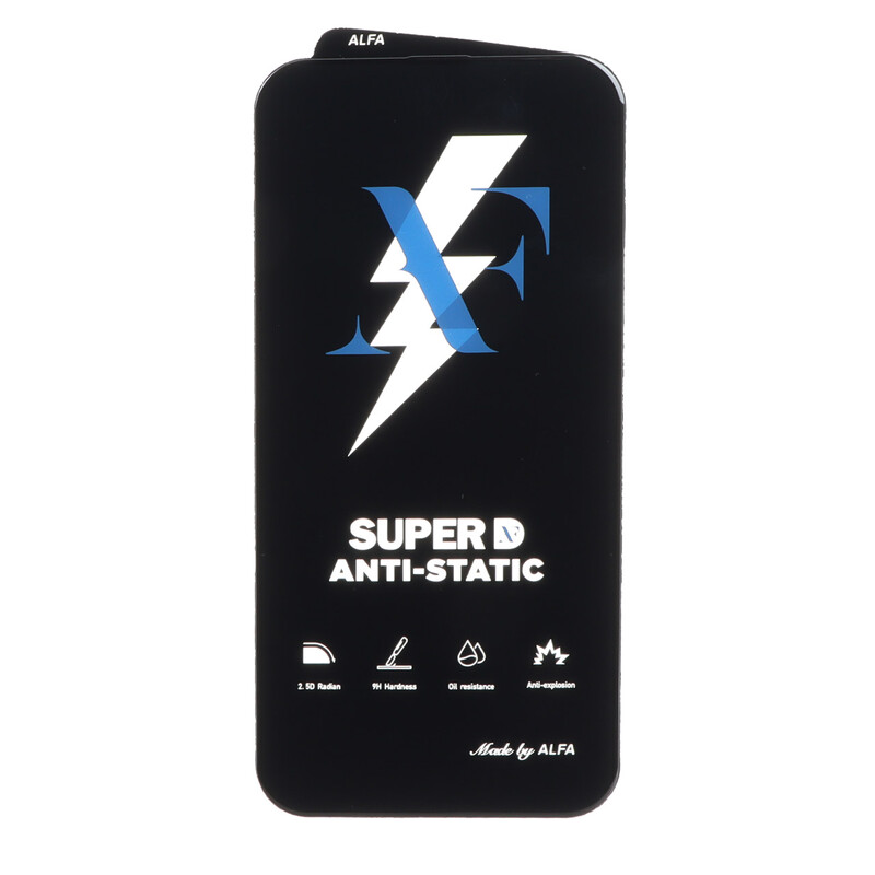 محافظ صفحه نمایش شیشه ای Super D Anti Static ALFA مدل Apple iPhone 13 Pro Max / iPhone 14 Plus (بدون پک)