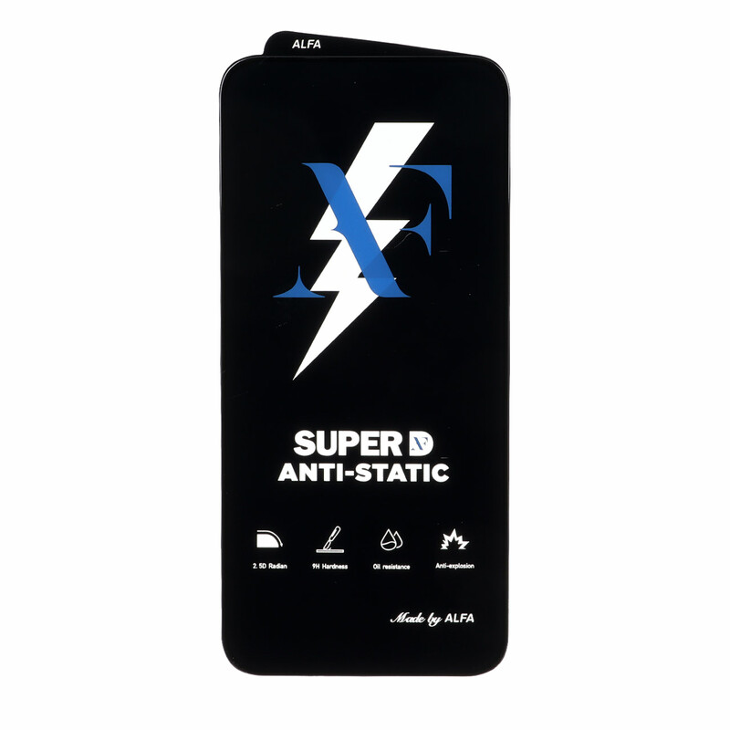 محافظ صفحه نمایش شیشه ای Super D Anti Static ALFA مدل Xiaomi Redmi Note 15 Pro 5G / Mi 15T / Mi 15T Pro / Poco F7