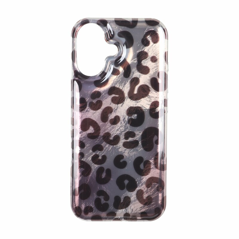 قاب اطلسی دور ژله ای پلنگی Apple iPhone 16 - کد 121 - MPS