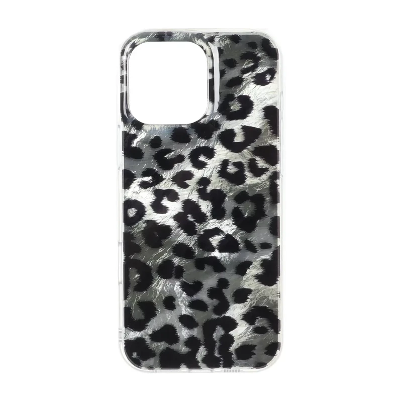 قاب اطلسی دور ژله ای پلنگی Apple iPhone 16 Pro Max - طرح 234