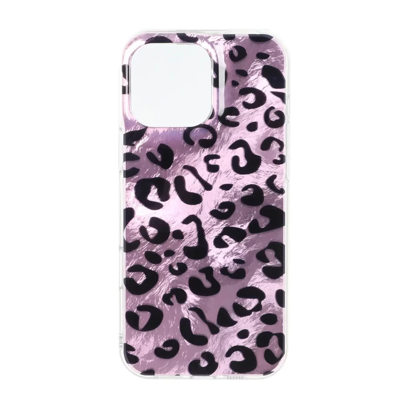 قاب اطلسی دور ژله ای پلنگی Apple iPhone 16 Pro Max - طرح 236