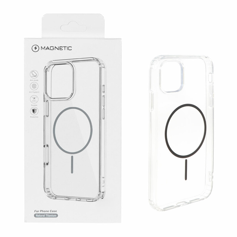 قاب اورجینال Magnetic دور ژله ای MagSafe مدل Apple iPhone 11 - خاکستری (پک دار)