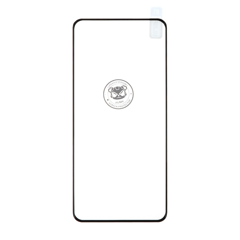 محافظ صفحه نمایش شیشه ای خم فول چسب Full Cover Kusa درجه یک - Xiaomi Redmi Note 14 Pro 4G - مشکی