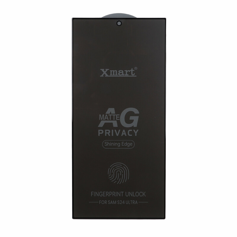 محافظ صفحه نمایش شیشه ای اورجینال Xmart - AG Matte Privacy مدل Samsung Galaxy S24 Ultra