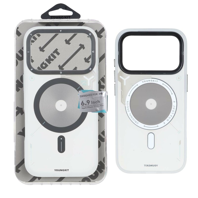 قاب اورجینال YoungKit Magsafe مدل Apple iPhone 17 Pro - سفید (پک اصلی)
