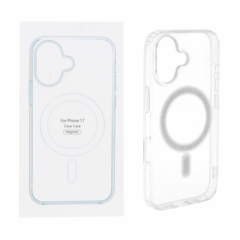 قاب شفاف Apple iPhone 17 با قابلیت شارژ MagSafe (پک دار)