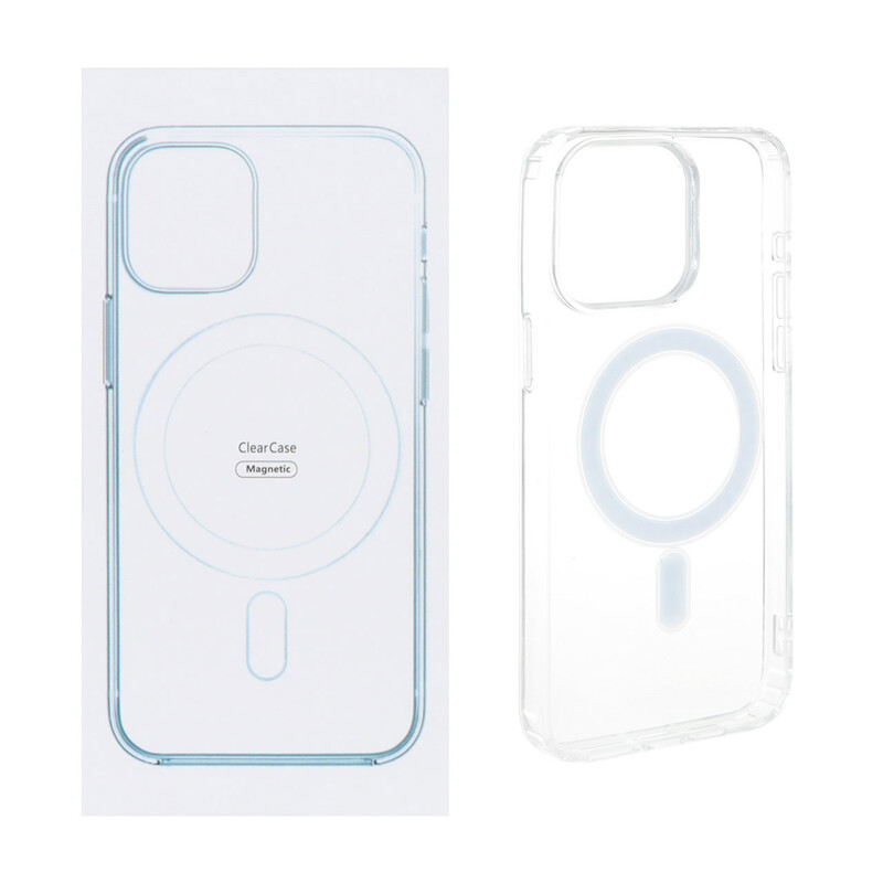 قاب شفاف Apple iPhone 15 Pro Max با قابلیت شارژ MagSafe (پک دار) - MPS