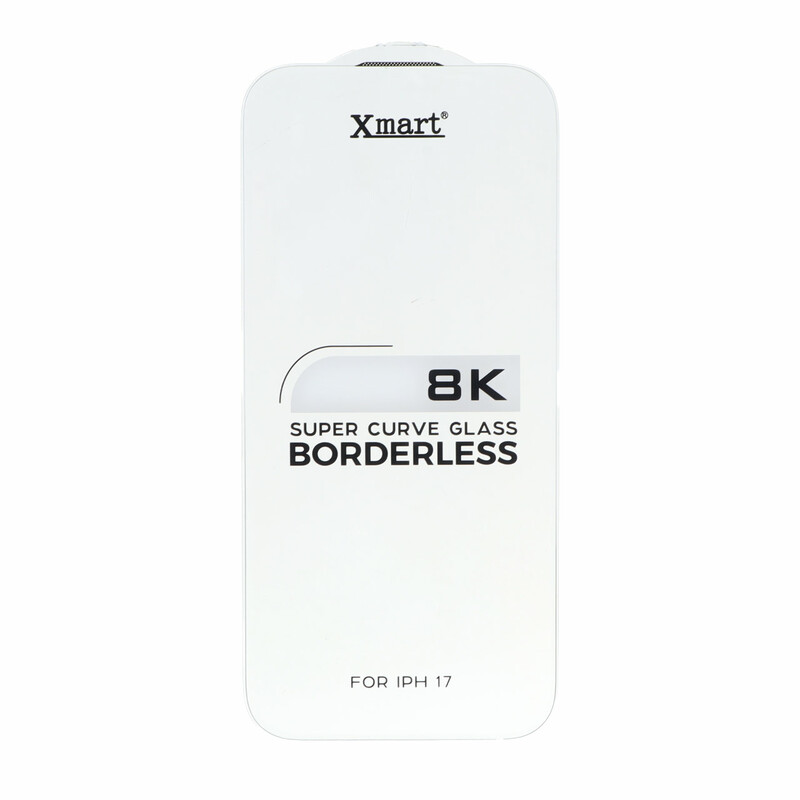 محافظ صفحه نمایش شیشه ای اورجینال بدون حاشیه XMART Super Curve 8K مدل Apple iPhone 17