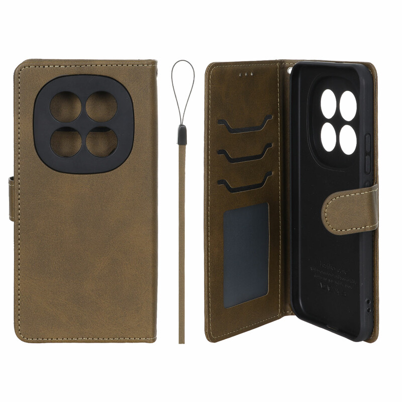 کیف موبایل مگنتی درجه یک داخل خز MNC Plus مدل Xiaomi Redmi Note 15 Pro Plus - سبز زیتونی