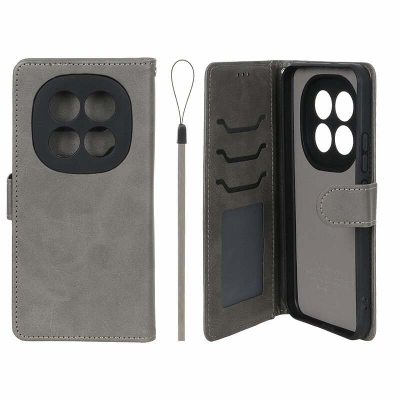 کیف موبایل مگنتی درجه یک داخل خز MNC Plus مدل Xiaomi Redmi Note 15 Pro Plus - خاکستری